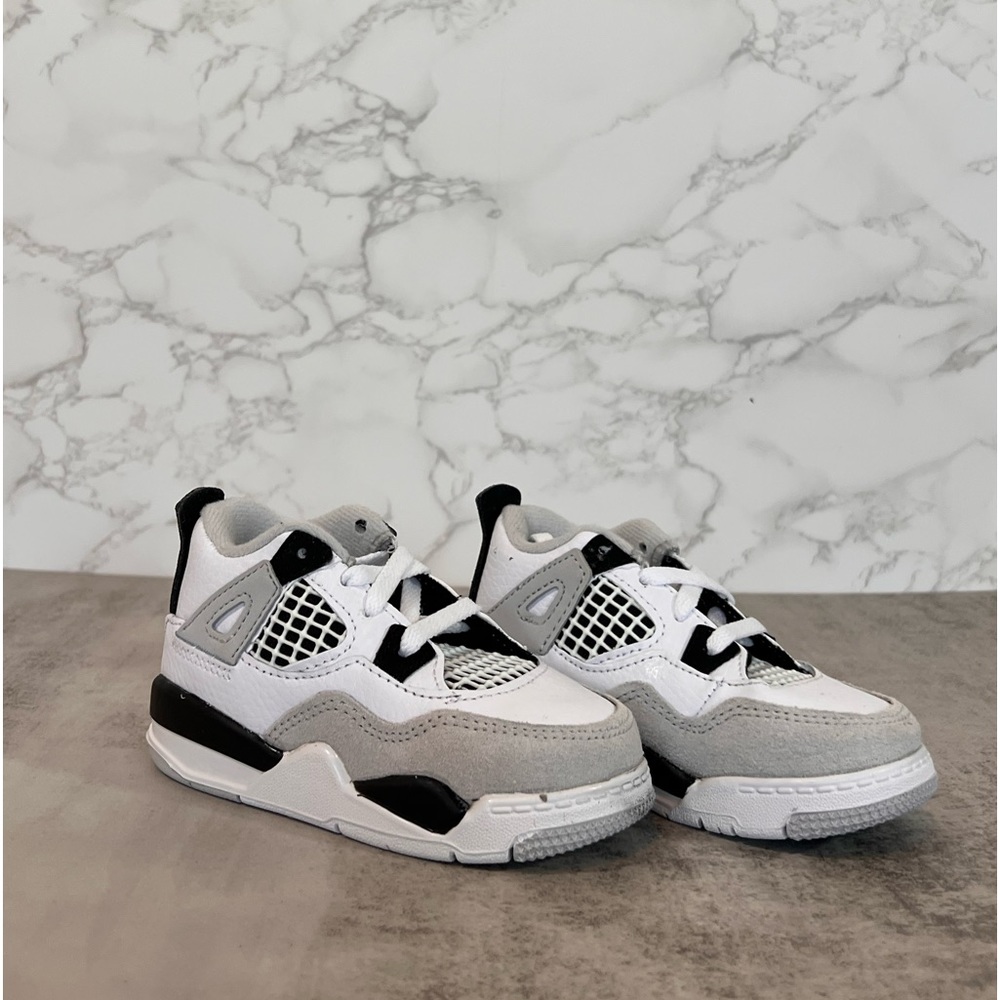 Jordan Kids Sneakers White and Gray
